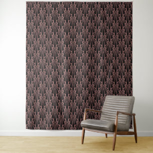 Tenture Élégants éléments géométriques abstraits art déco