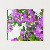 Tenture Elégants fleurs roses azalées roses (Devant (Horizontal))