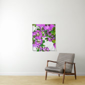 Tenture Elégants fleurs roses azalées roses (En situation)