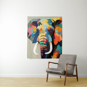 Tenture Élément pop art d'éléphant adulte