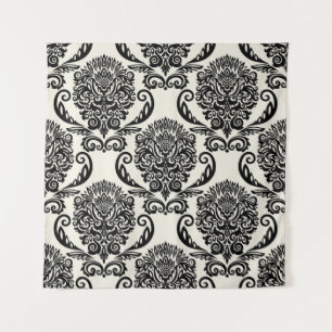 Tenture Éléments décoratifs, dessin sans couture libre.