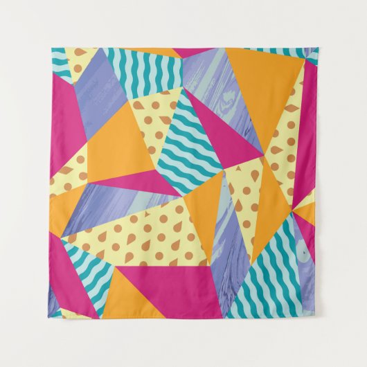 Tenture Éléments géométriques et abstraits : décoratifs sa (Devant (Horizontal))