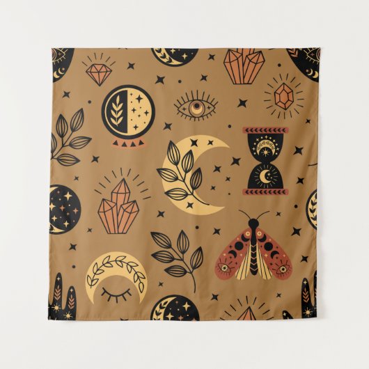 Tenture Éléments magiques : Enchanter un Motif sans coutur (Devant)