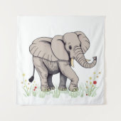 Tenture Eléphant (Devant)