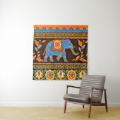 Tenture Eléphant autochtone (En situation)