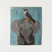 TENTURE ÉLÉPHANT & FAUCON (Devant)
