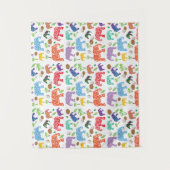 Tenture Éléphants tropicaux (Devant)