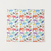 Tenture Éléphants tropicaux (Devant (Horizontal))