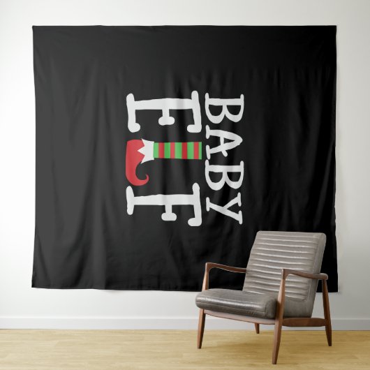 Tenture Elfe bébé (En situation (horizontale))