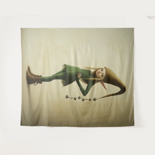 Tenture Elfe forestier enchanté (Devant (Horizontal))