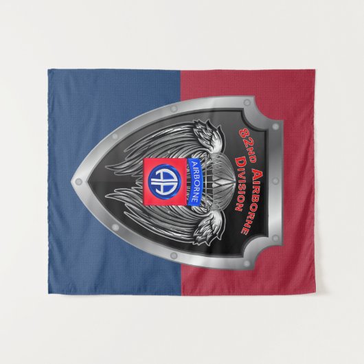 Tenture Élite 82e division aéroportée (Devant (Horizontal))