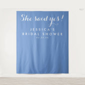 Tenture Elle a dit oui Toile de fond - Fête de mariage - T (Devant)