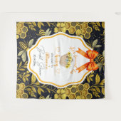 Tenture Elle A Trouvé Sa Fête des mariées De Miel Contexte (Devant (Horizontal))