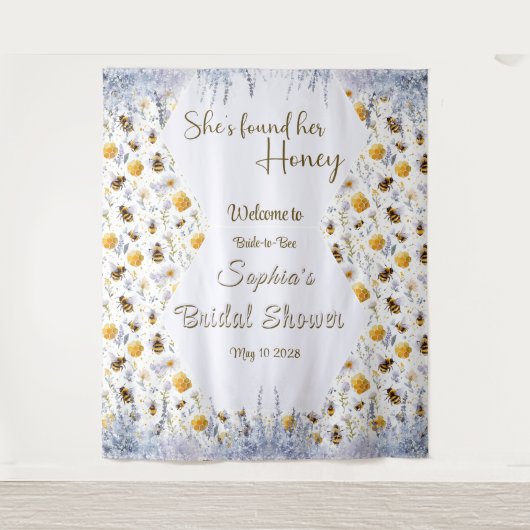 Tenture Elle a trouvé son fond de scène pour enterrement d (Devant)