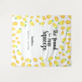 Tenture Elle a trouvé son grand amour Douche de Mariée au (Devant (Horizontal))