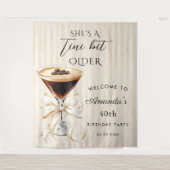 Tenture Elle a un Tini peu plus âgée Toile de fond Espress (Devant)