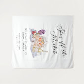 Tenture Elle n'est plus sur le marché - Bienvenue à la fêt (Devant (Horizontal))