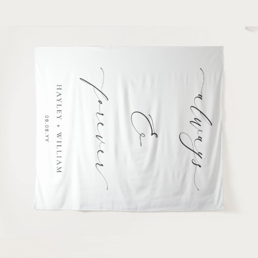 Tenture Ellesmere Always & Forever Mariage Devis Arrière-p (Devant (Horizontal))