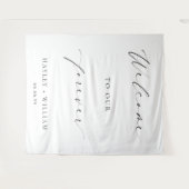 Tenture Ellesmere Bienvenue Dans Notre Contexte De Mariage (Devant (Horizontal))