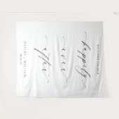 Tenture Ellesmere Bienvenue Heureux Jamais Après Mariage (Devant (Horizontal))