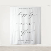 Tenture Ellesmere Bienvenue Heureux Jamais Après Mariage (Devant)