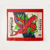 Tenture Emballage de graines dans les années 1950 (Devant (Horizontal))