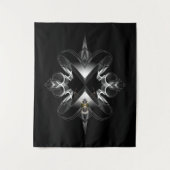 Tenture Emblème Akcenought sur noir par Xzendor7 (Devant)