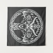 Tenture Emblème Dragon Celtique par BurnsInHell (Devant (Horizontal))