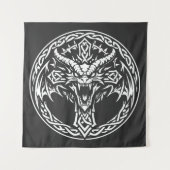 Tenture Emblème Dragon Celtique par BurnsInHell (Devant)