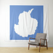 Tenture Emblème du drapeau de l'Antarctique (En situation (horizontale))