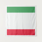 Tenture Emblème du drapeau italien (Devant (Horizontal))