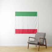 Tenture Emblème du drapeau italien (En situation (horizontale))