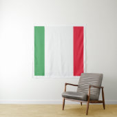 Tenture Emblème du drapeau italien (En situation)