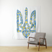 Tenture Emblème national de l'Ukraine (En situation)