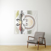 Tenture Embrasser le cygne à Dusk (En situation (horizontale))