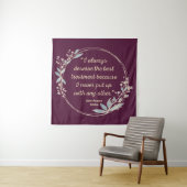 Tenture Emma By Jane Austen Citation II - Style mignon (En situation)