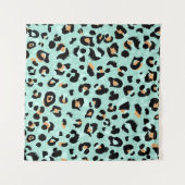 Tenture Empreinte de léopard, motif animal (Devant (Horizontal))