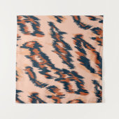 Tenture Empreinte de léopard : Textile Design sans joint. (Devant (Horizontal))