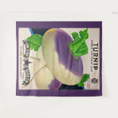 Tenture Empreinte de paquets de graines des années 1950 (Devant (Horizontal))