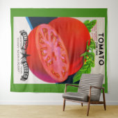 Tenture Empreinte de tomates dans les années 1950 (En situation (horizontale))