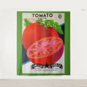 Tenture Empreinte de tomates dans les années 1950 (Devant)