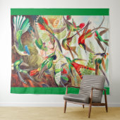 Tenture Empreinte des colibris de 1904 (En situation (horizontale))