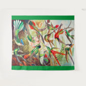 Tenture Empreinte des colibris de 1904 (Devant (Horizontal))