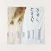 Tenture empreintes dans le sable (Devant (Horizontal))