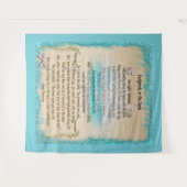 Tenture Empreintes de pas dans le sable (Devant (Horizontal))