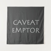 Tenture Emptor Caveat (Devant)