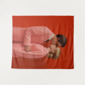 Tenture En amour en rouge (Devant (Horizontal))