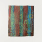 Tenture En cage. Art Acrylique original angoissant (Devant)