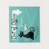 Tenture En dehors du bureau - Fond / Panneau (Devant)