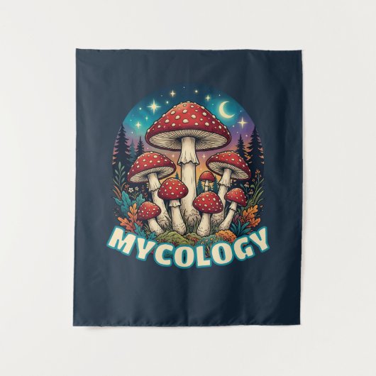 Tenture Enchanted Forest Mushroom Art (Devant)